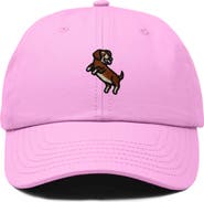 Dalix Dachshund Embroidered Dad Cap