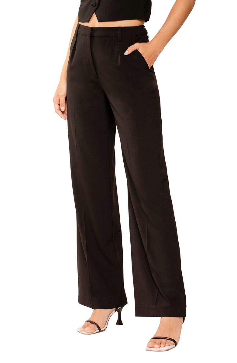Bardot Callista High Waist Wide Leg Pants, Alternate, color,