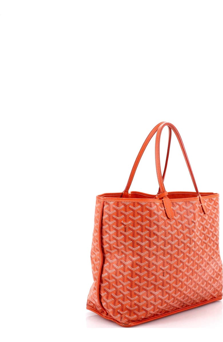 Pre-Owned Goyard Anjou Reversible Tote Coated Canvas PM, Alternate, color, White