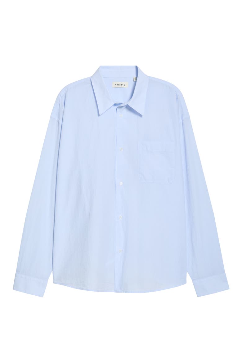 Light Cotton Button-Up Shirt, Alternate, color, SUMMER BLUE