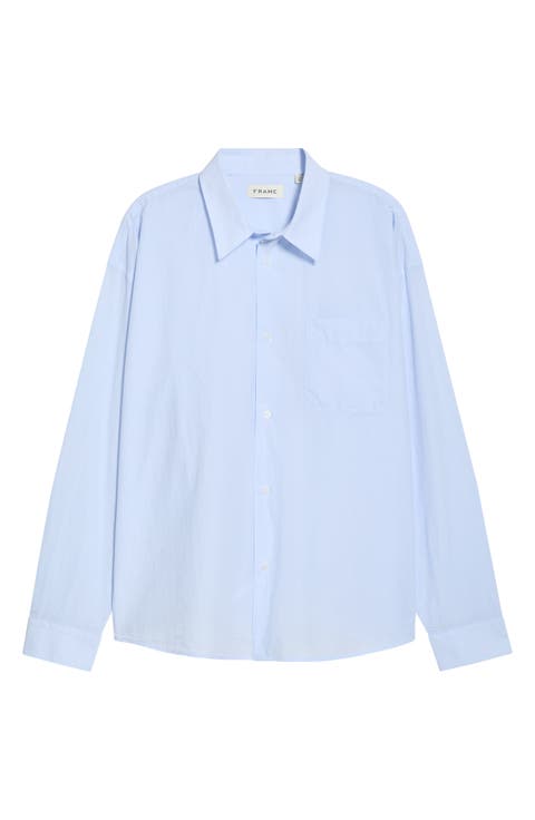 Light Cotton Button-Up Shirt