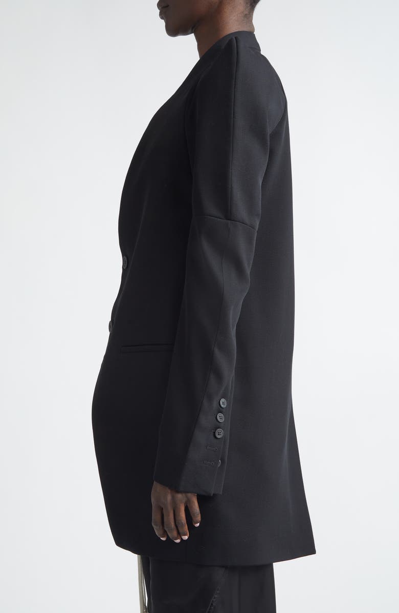Rick Owens Temple Metro Wool Jacket, Alternate, color, Black