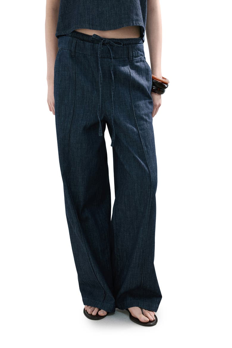 Wide Leg Denim Pants, Main, color, OPEN BLUE