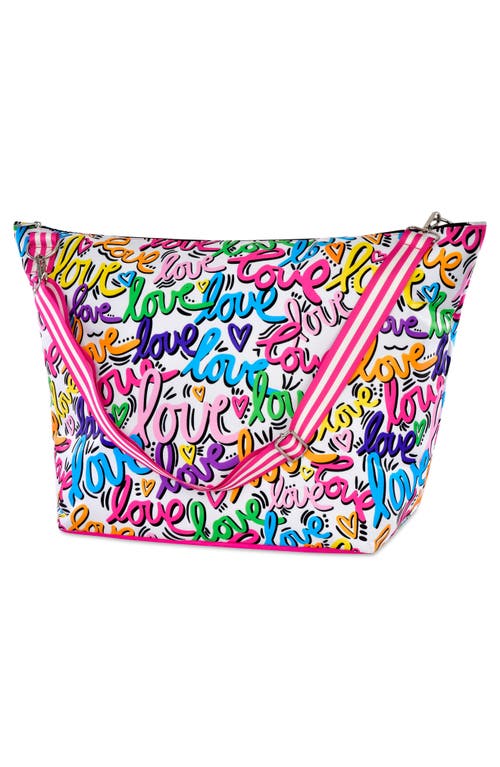 Iscream Kids' Love Letters Weekend Bag In Multi