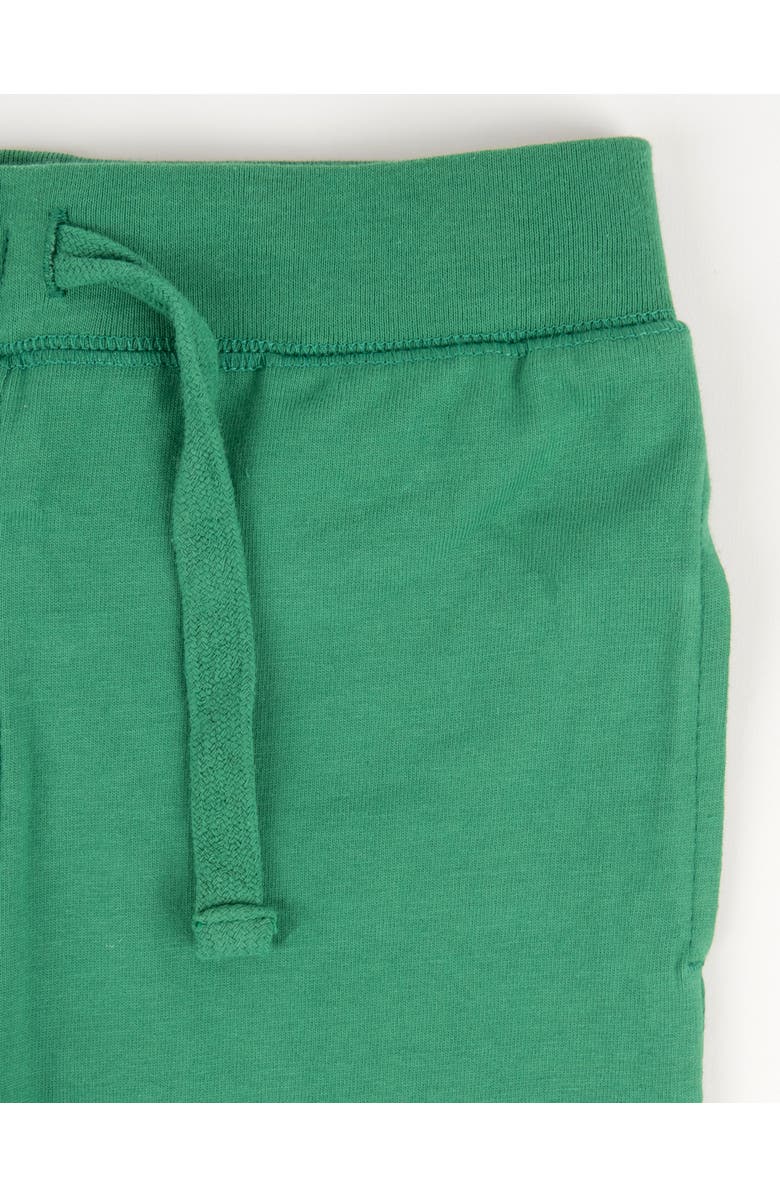 Leveret Kids 100% Cotton Lightweight Jogger Pants, Alternate, color, Green