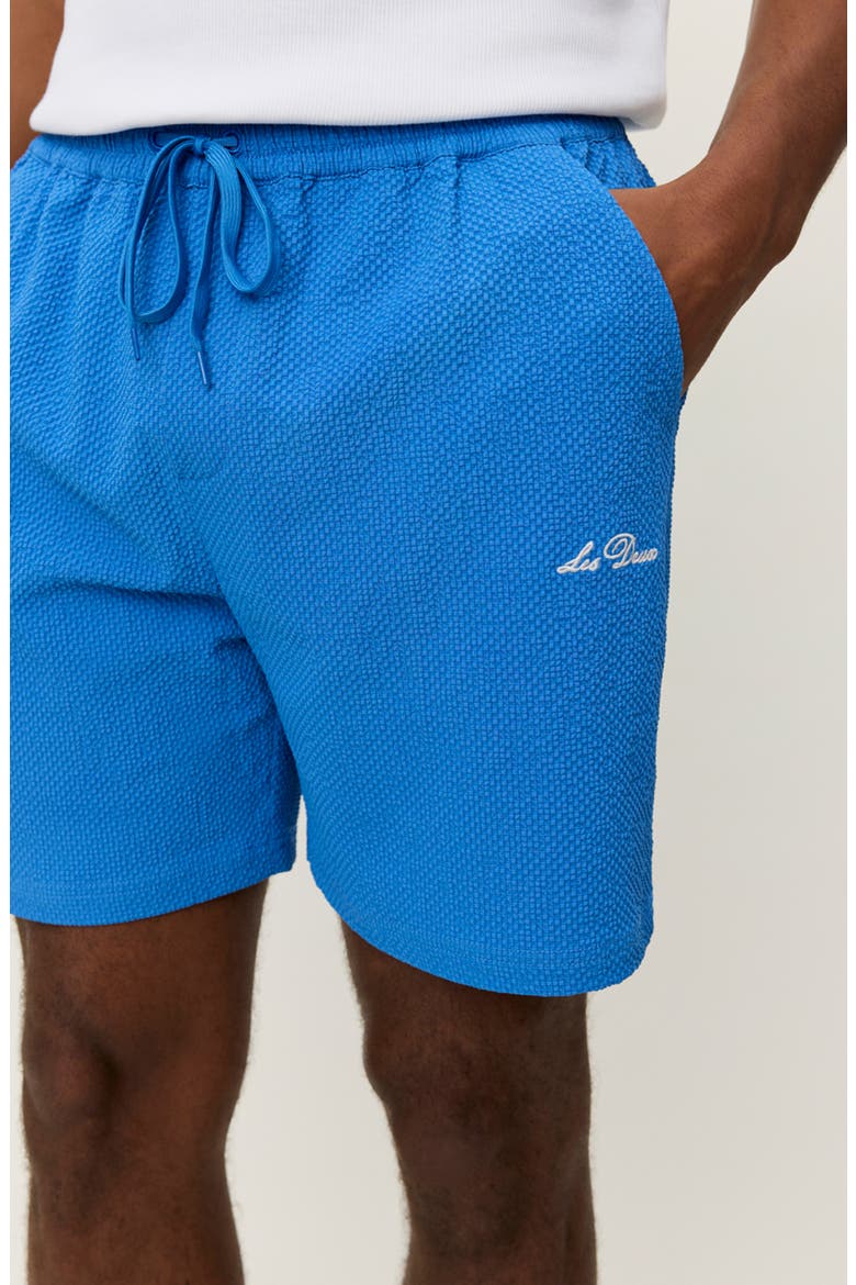 Stan Seersucker Swim Shorts, Alternate, color, PALACE BLUE