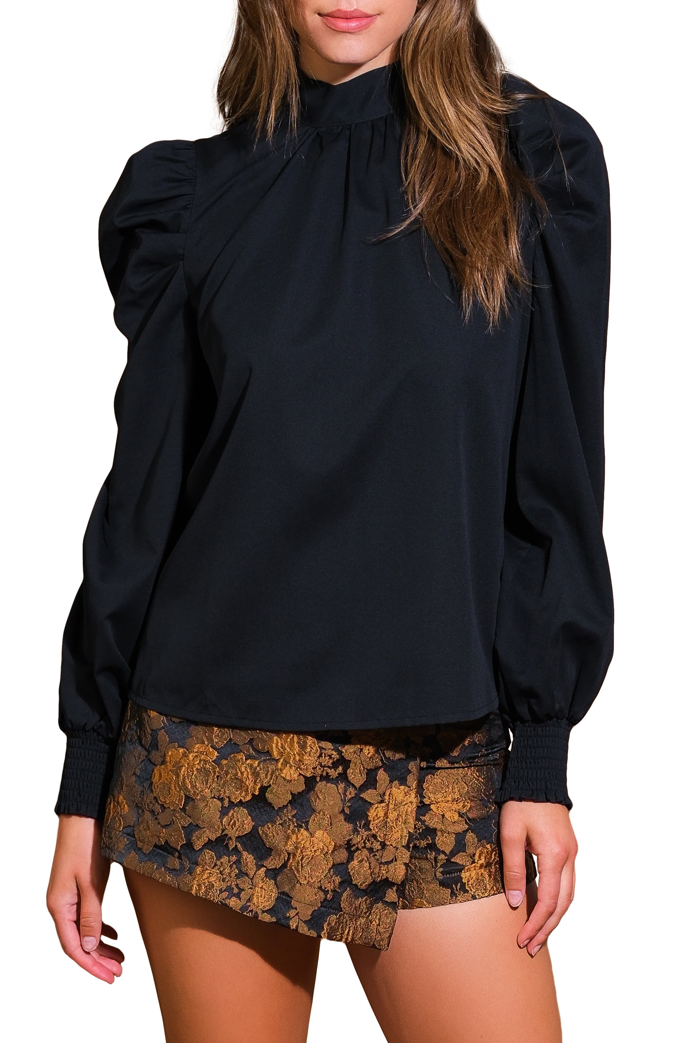 FLYING TOMATO Woven Tie Back Top