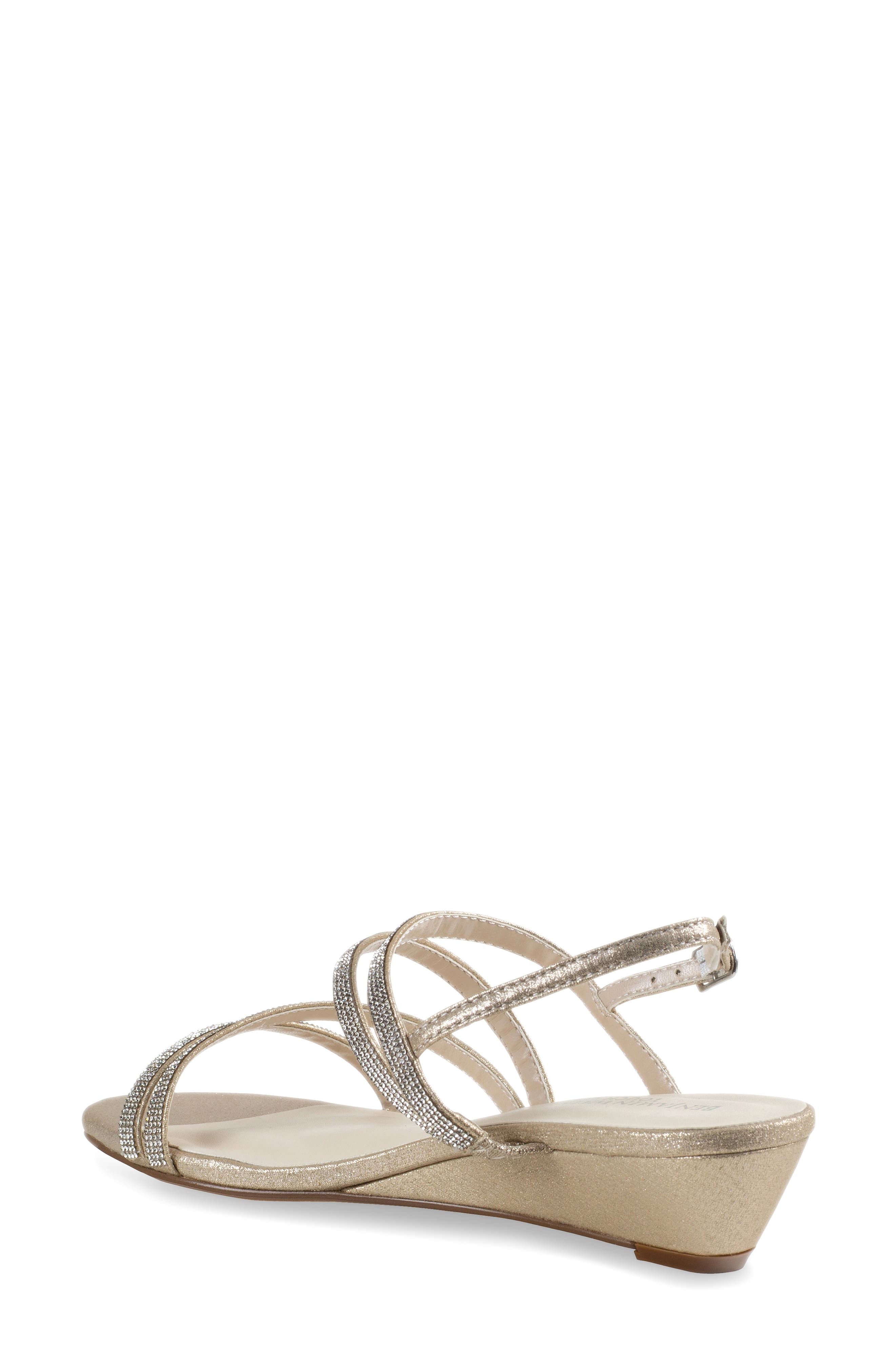 Jodi Slingback Wedge Sandal, Alternate, color, CHAMPAGNE