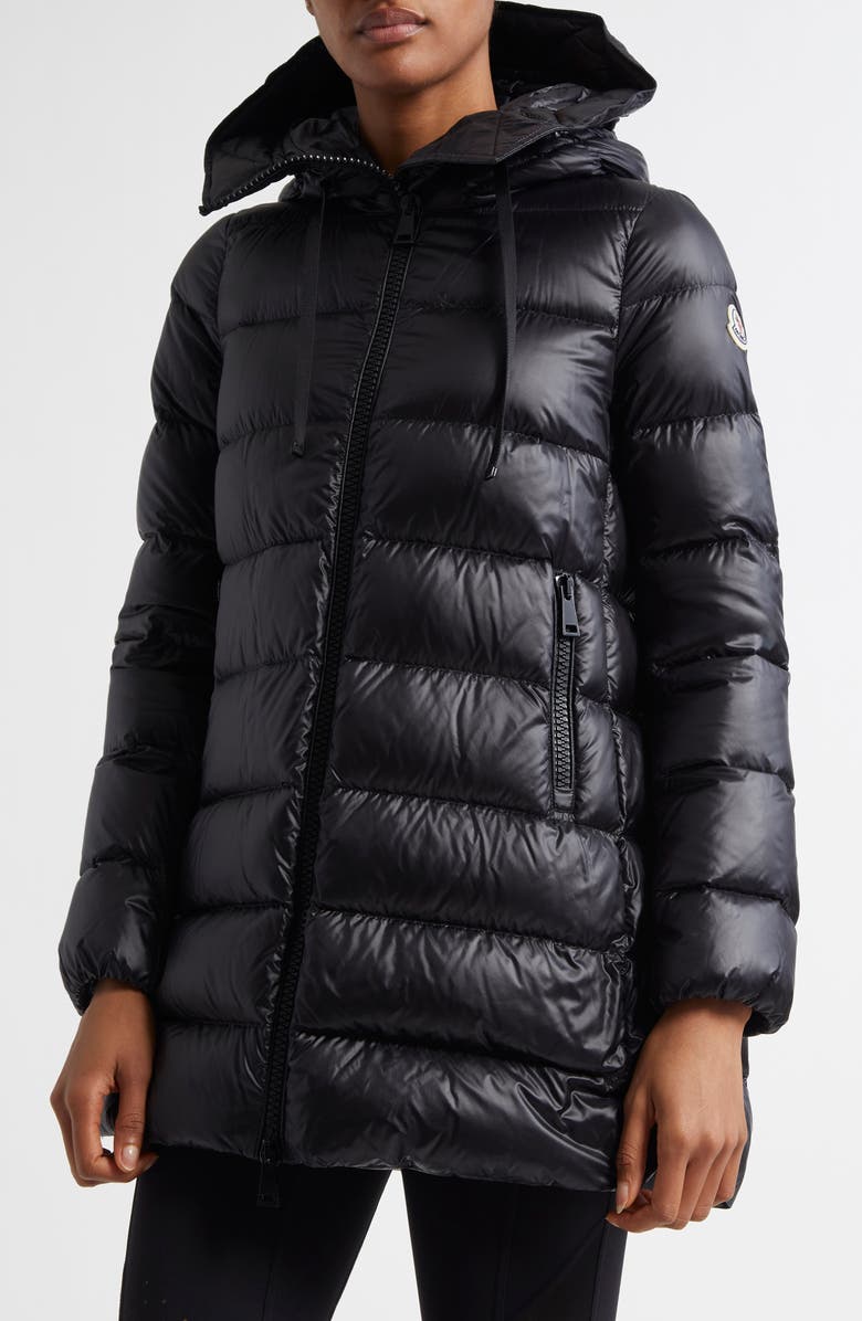 Moncler Suyen Quilted Down Parka, Alternate, color, U99-Dark Black