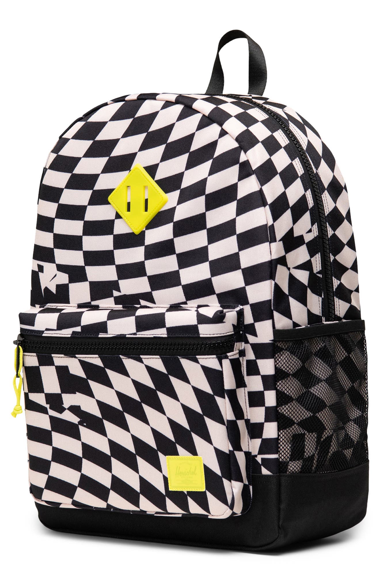 Kids' Heritage Youth Backpack, Alternate, color, WARP CHECK