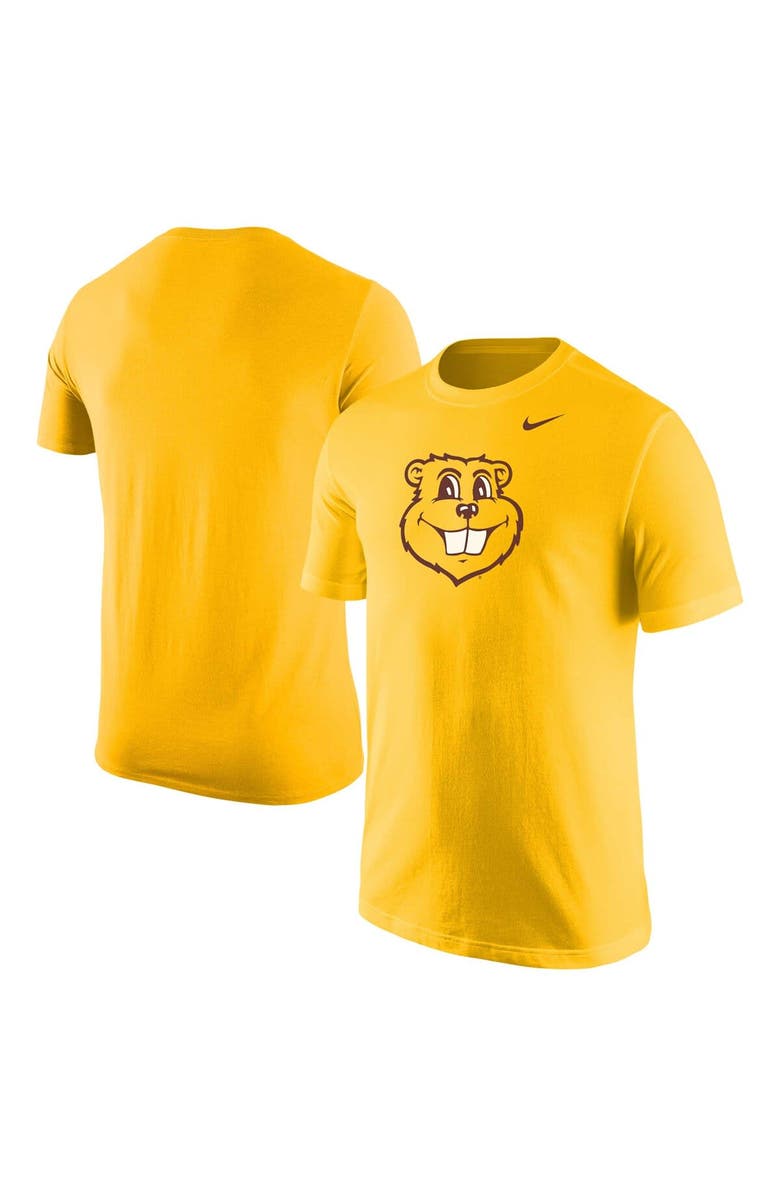 Nike Men's Nike Gold Minnesota Golden Gophers Goldy Head Performance T-Shirt, Main, color, 