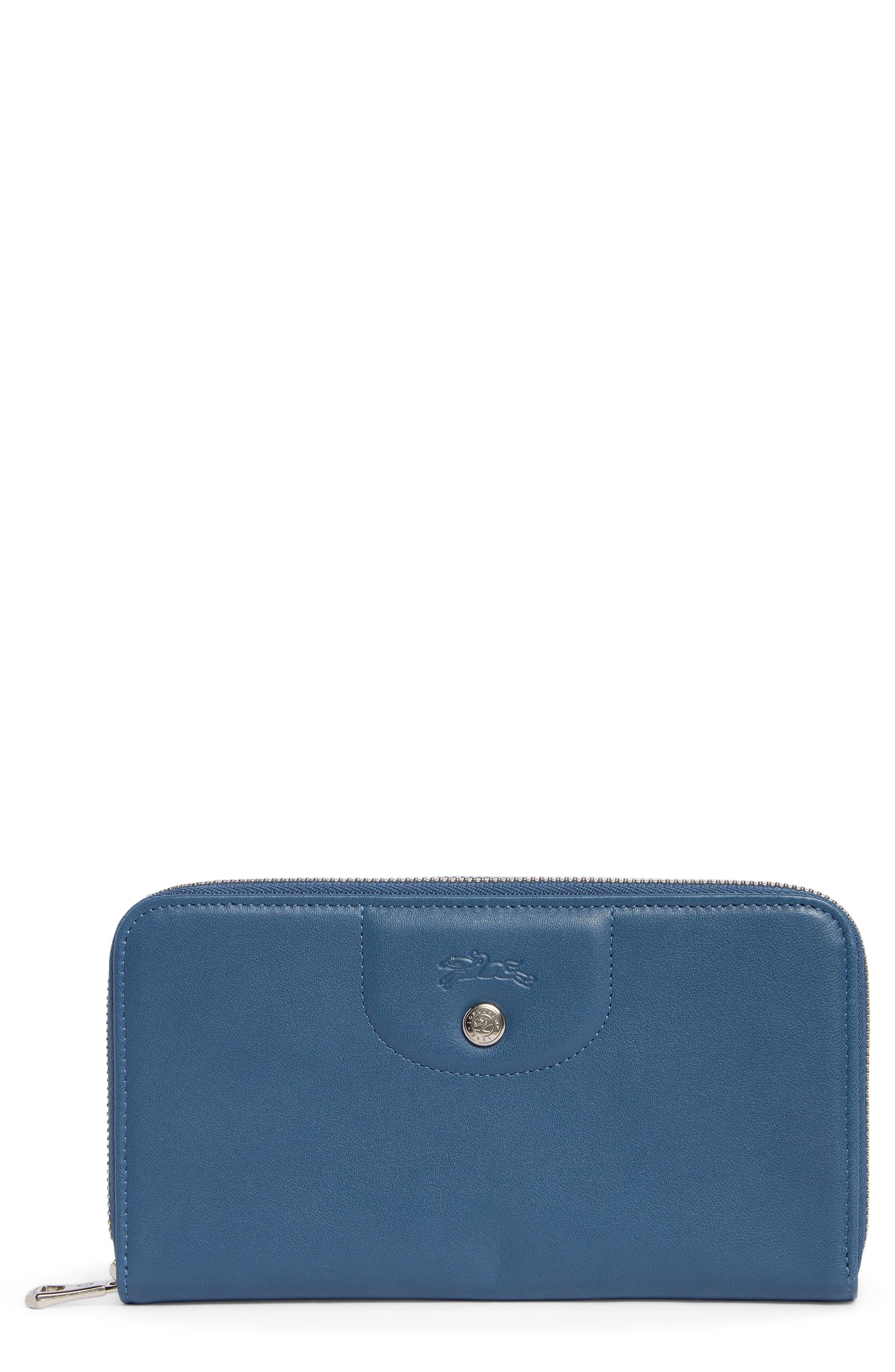 Longchamp Le Pilage Cuir Zip Wallet