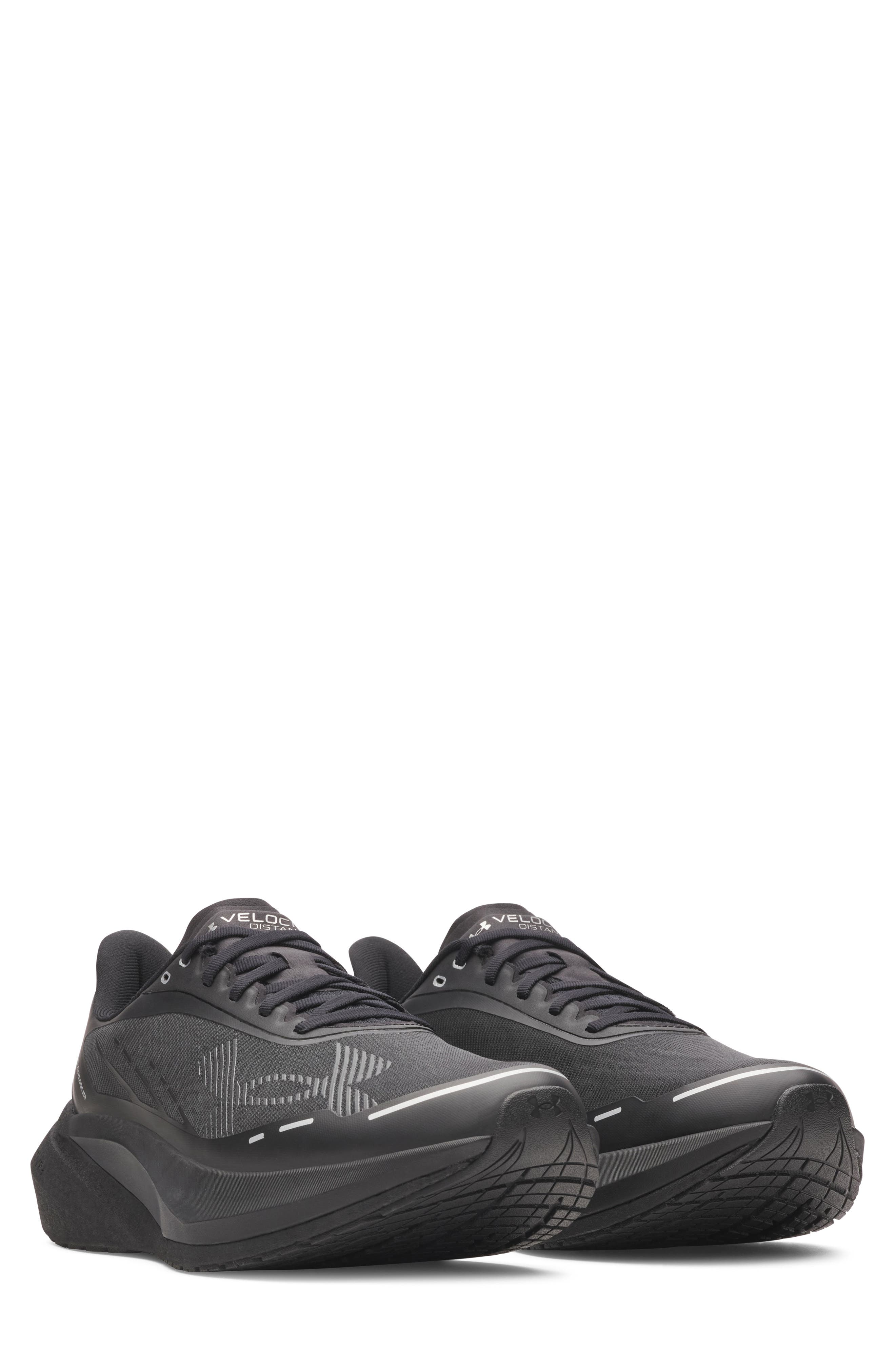 Under Armour UA Velociti Distance Running Shoe, Main, color, Black / Metallic Gun Metal