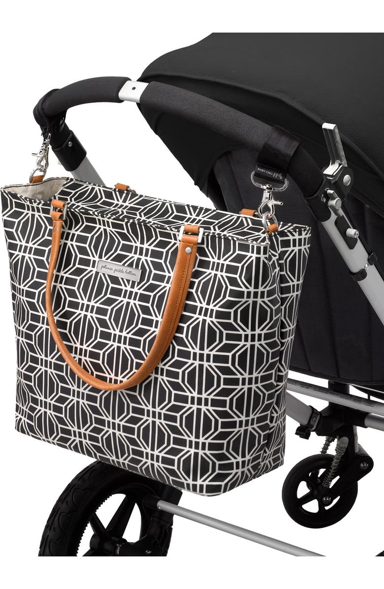 Petunia Pickle Bottom 'Downtown' Glazed Canvas Tote, Alternate, color,