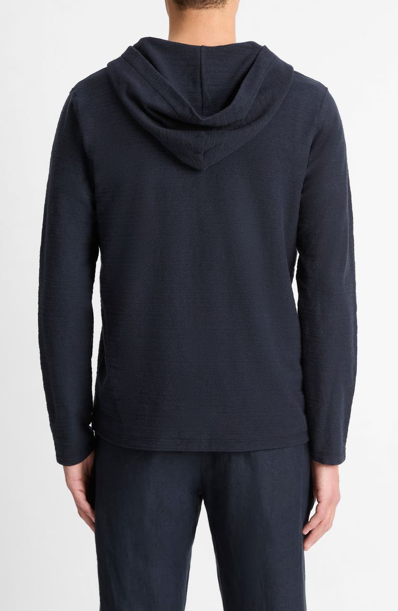 Vince Cotton Hoodie, Alternate, color, Coastal