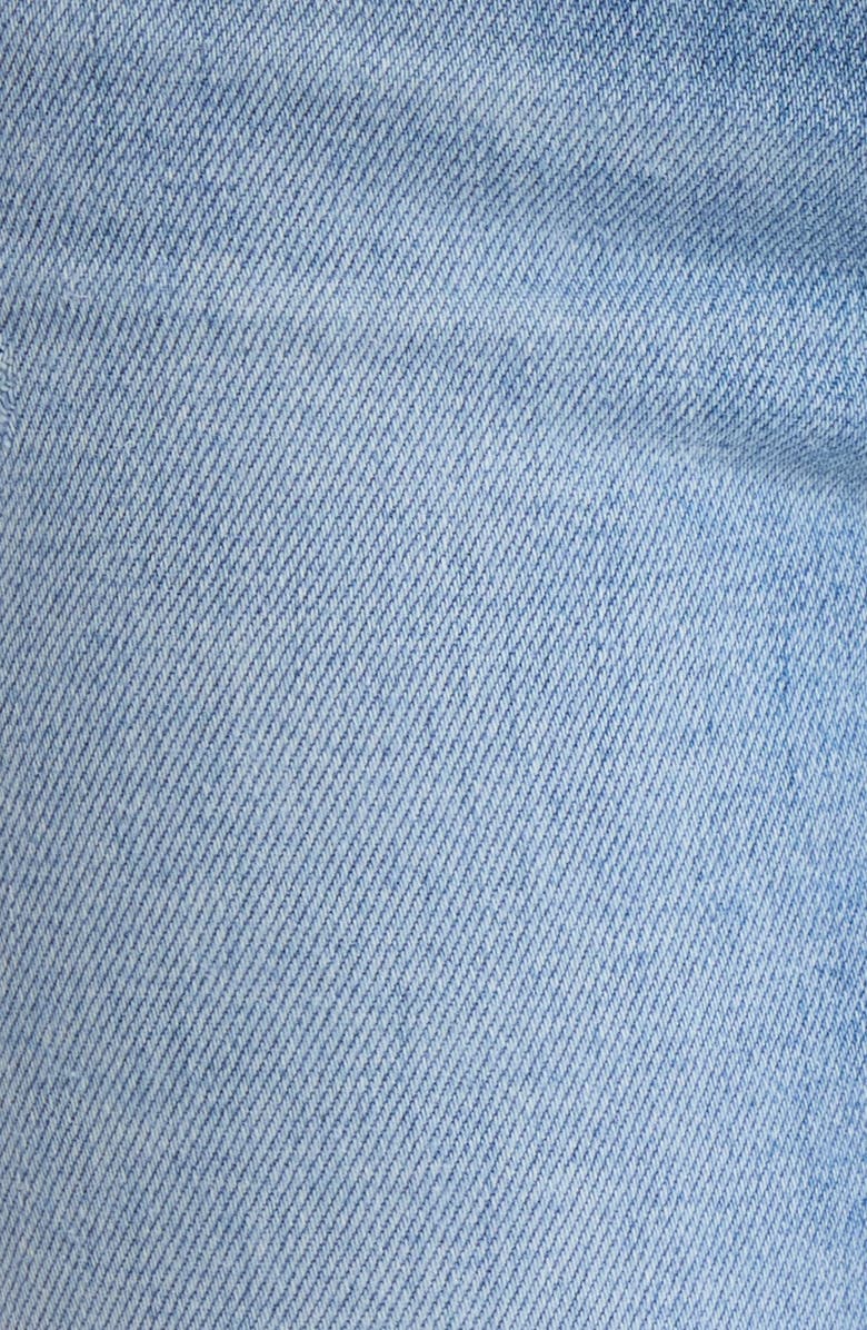 PAIGE Cindy High Waist Raw Hem Ankle Straight Leg Jeans, Alternate, color,