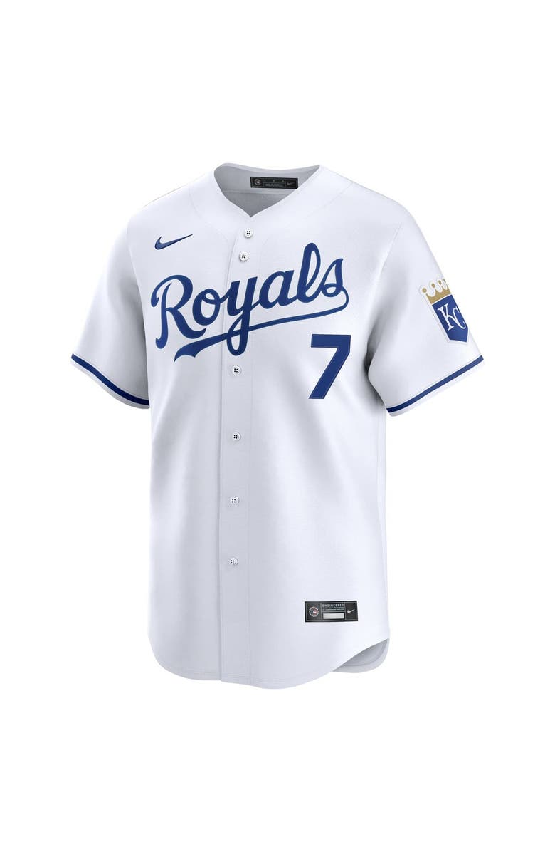 Nike Men's Nike Bobby Witt Jr. White Kansas City Royals Home Limited Player Jersey, Alternate, color, White