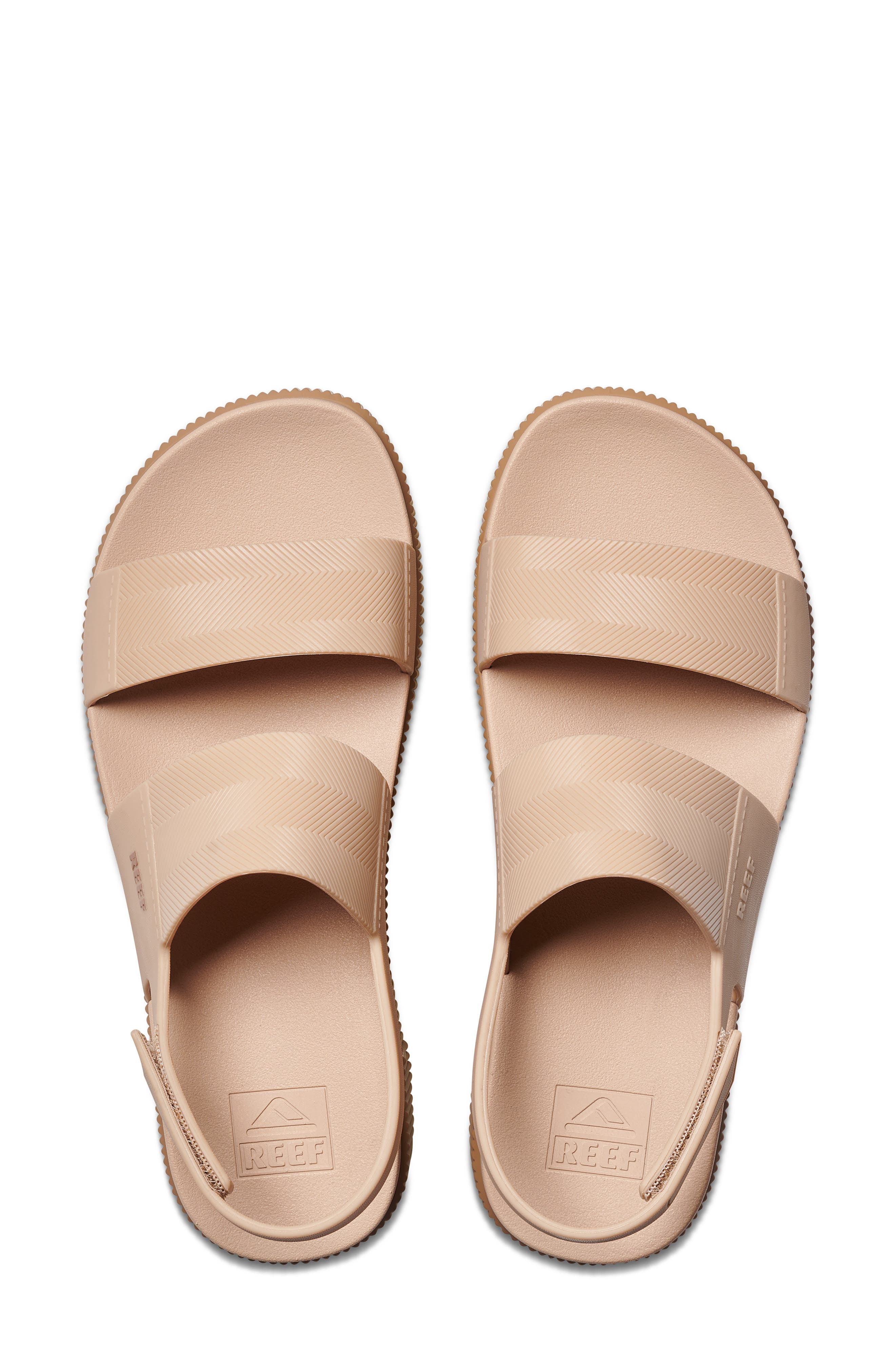 Water Vista Platform Slingback Sandal, Alternate, color, SAND LIME