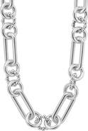 LAGOS Large Sterling Silver Caviar Link Necklace