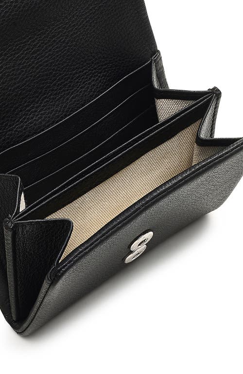 Radley Small Mallow Street Flapover Wallet In Black