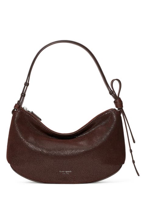 Loop Large Pebbled Leather Shoulder Bag