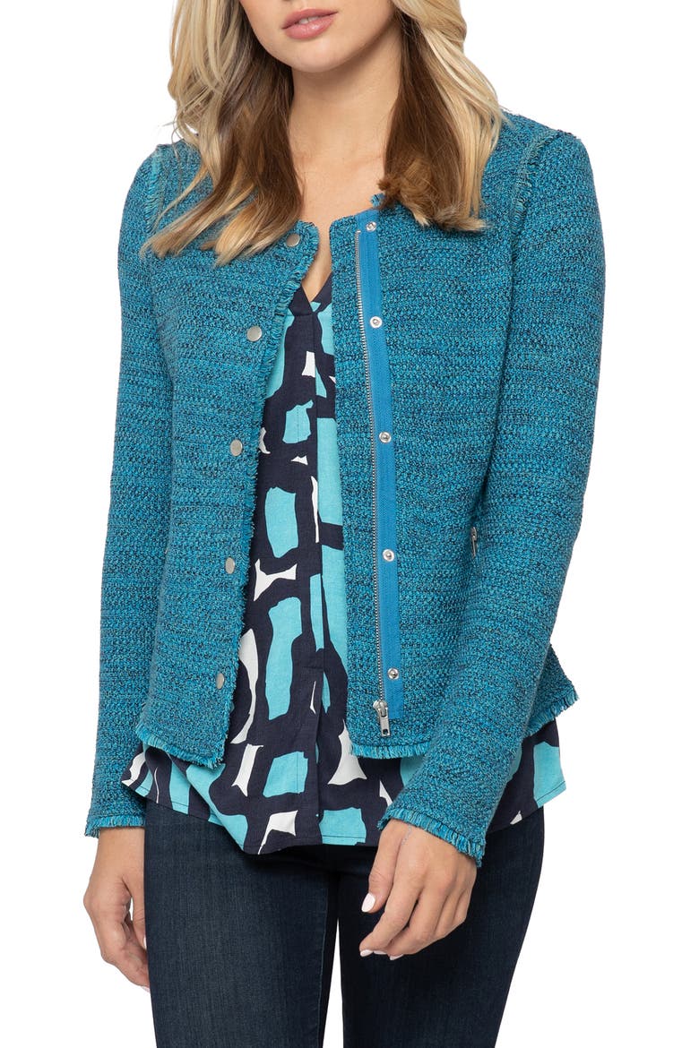 You Deserve It Jacket, Main, color, DEEP TURQUOISE