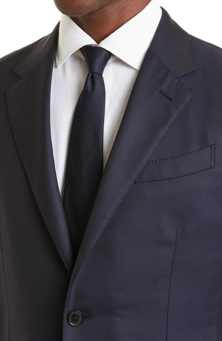 ZEGNA 15Milmil15 Micro Pattern Wool Suit, Alternate, color, Blue