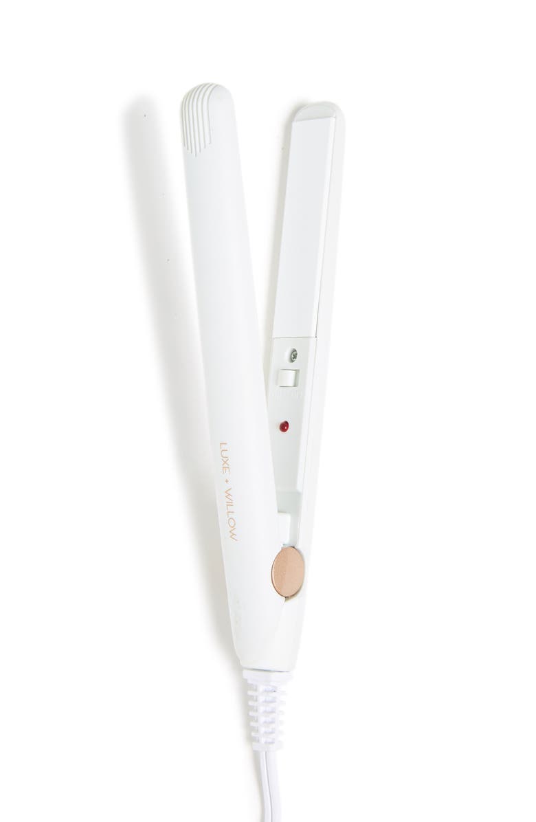 LUXE AND WILLOW Sedona Desert Mini Hair Straightener with Pouch, Main, color, 