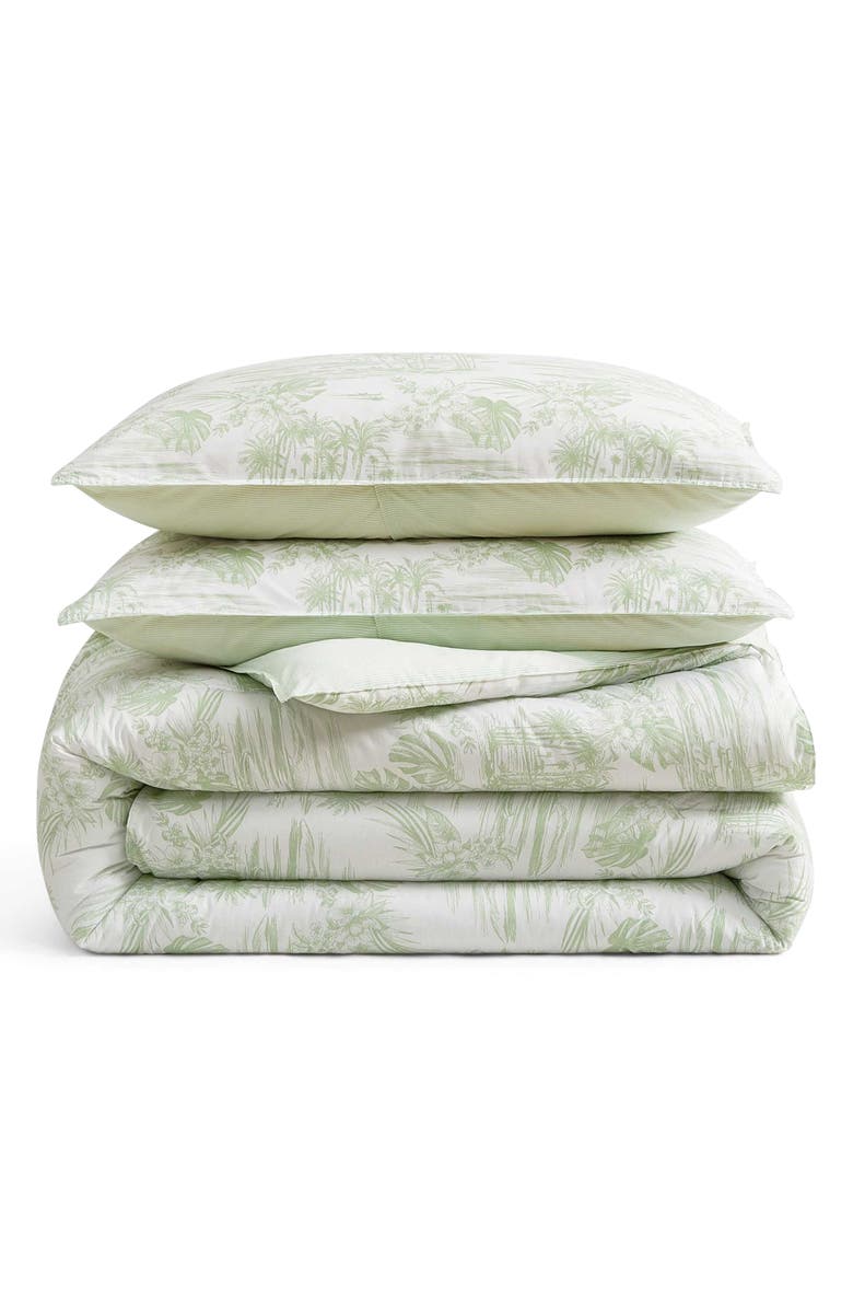 Tommy Bahama Beach Bluff Toile Cotton Comforter & Sham Set, Main, color, 