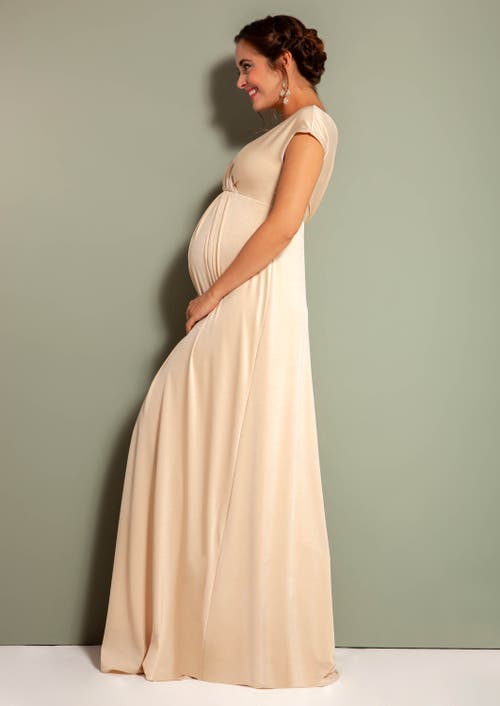 Tiffany Rose Maternity Francesca Maternity Maxi Dress In Neutral