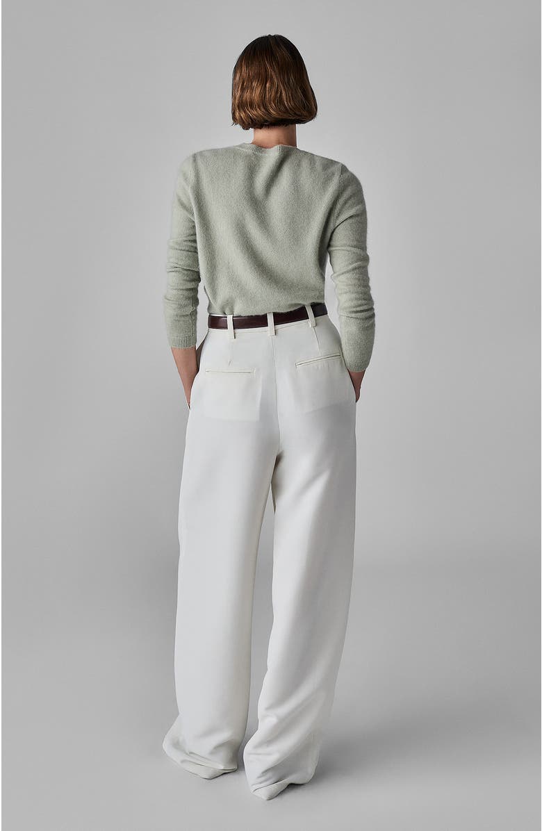 CO Long Sleeve Crew in Silk Cashmere, Alternate, color,