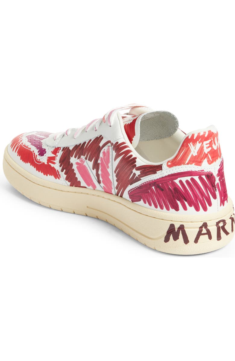 Marni x Veja V-10 Low Top Sneaker, Alternate, color,