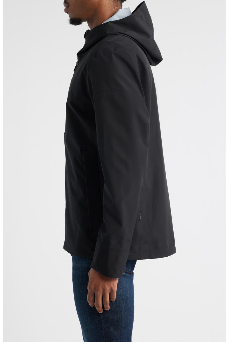 Jari Water Resistant Hooded Jacket, Alternate, color, BLACK