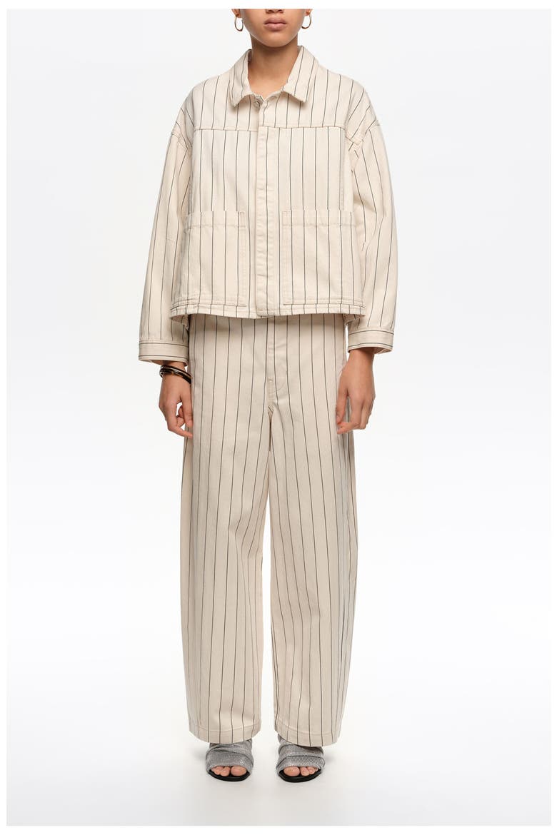Volume-Leg Jeans, Main, color, OFF WHITE