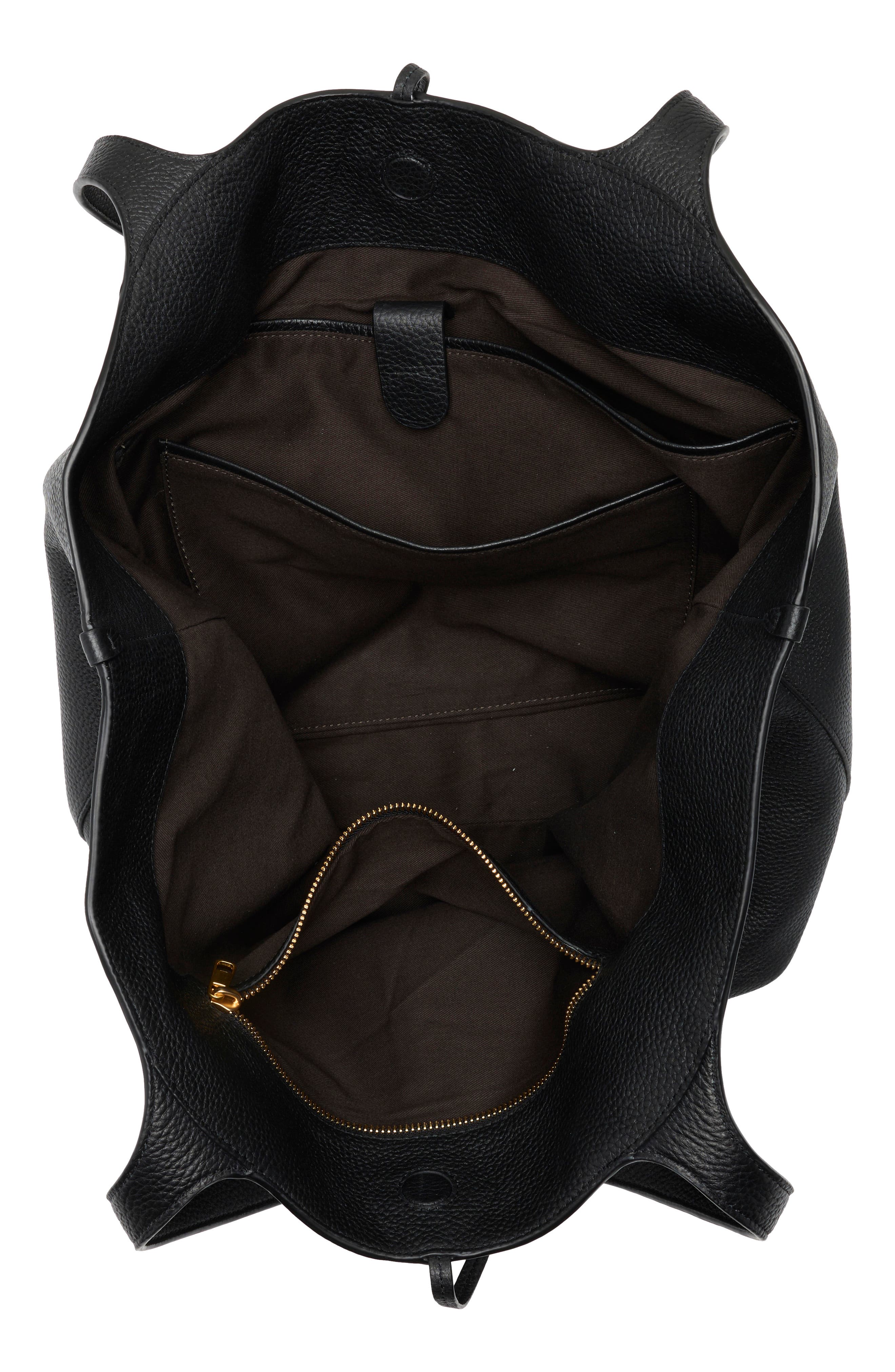 Vince Meadow Tote Bag, Alternate, color, Black