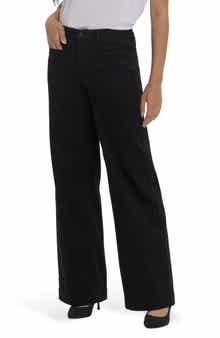 NYDJ Teresa High Waist Wide Leg Jeans with Patch Pockets