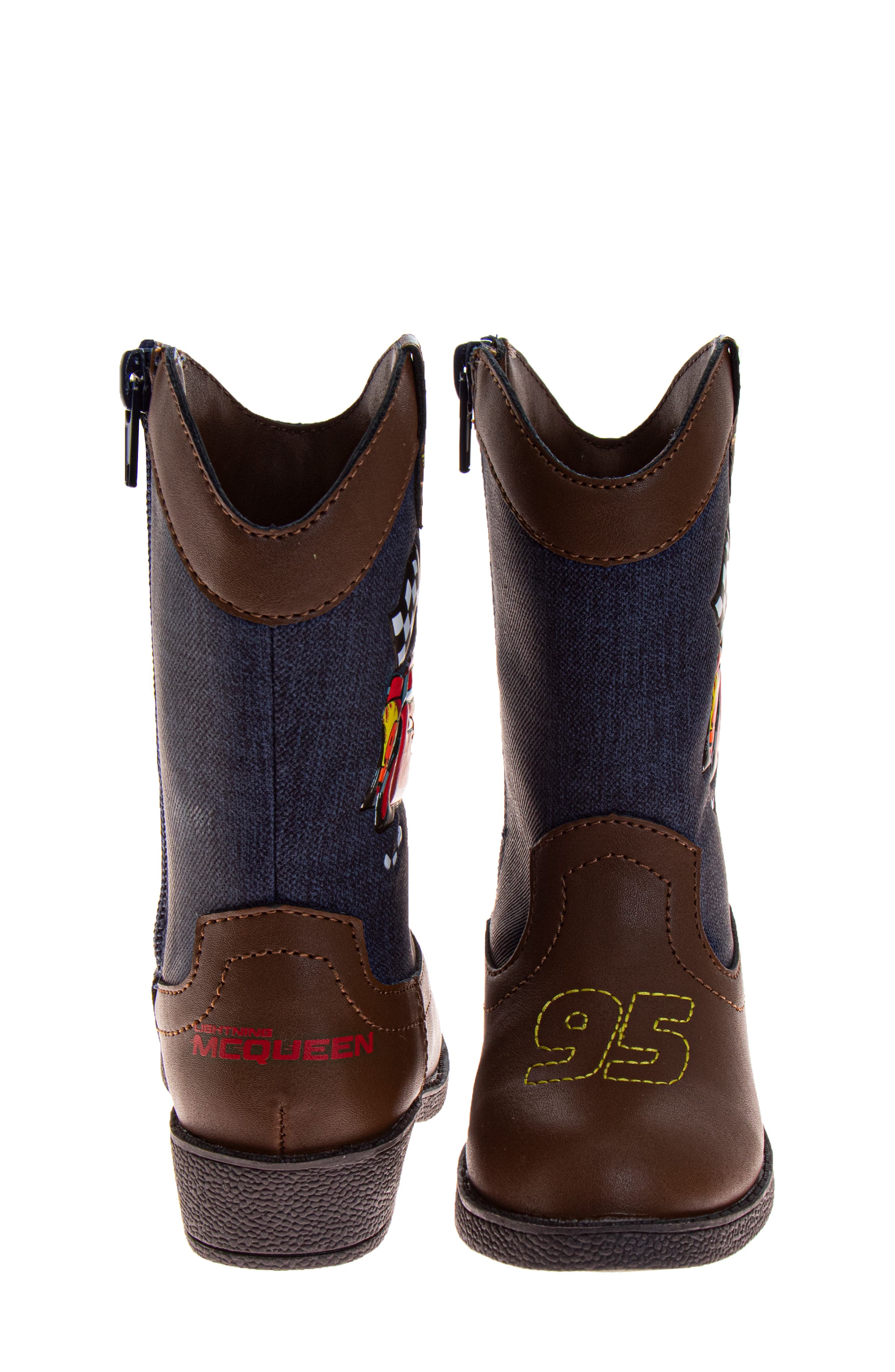 JOSMO Kids' Disney Cars Cowboy Boot, Alternate, color, Brown