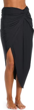 Sunshine 79 Solids Convertible Faux Wrap