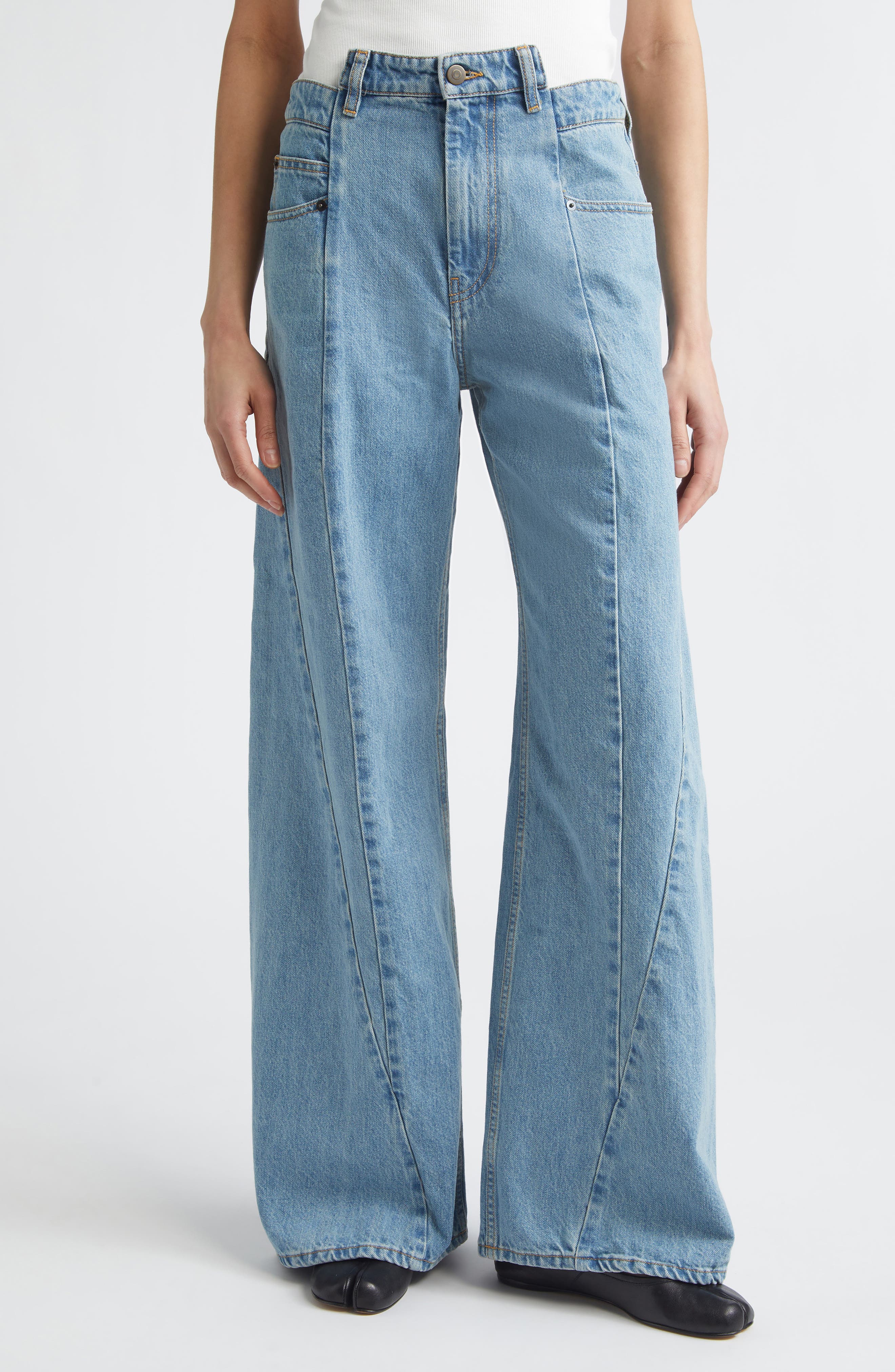Decortique Wide Leg Jeans