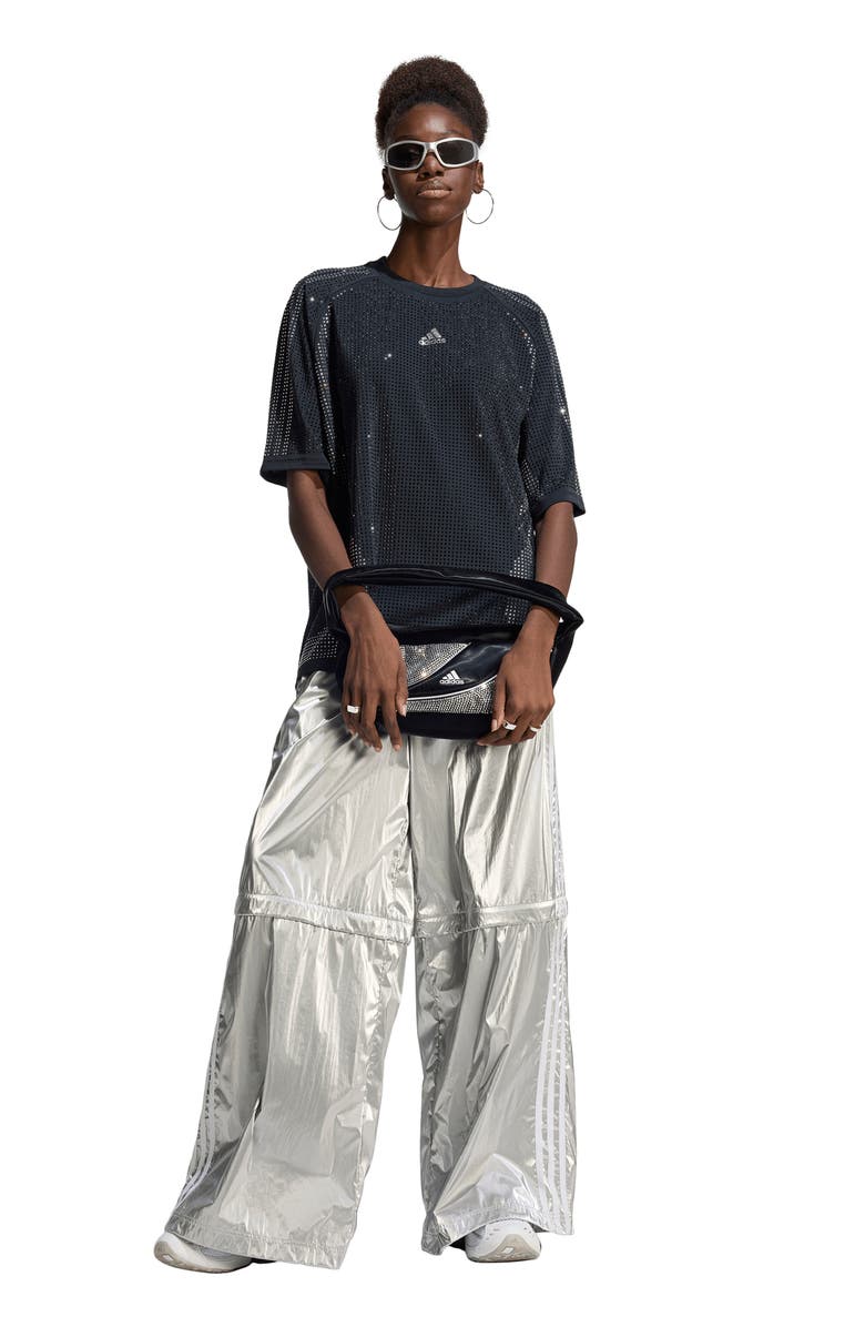 adidas Originals Teamgeist Oversize Rhinestone T-Shirt, Alternate, color,