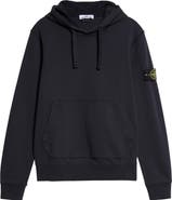 Stone Island Logo Patch Cotton Hoodie
