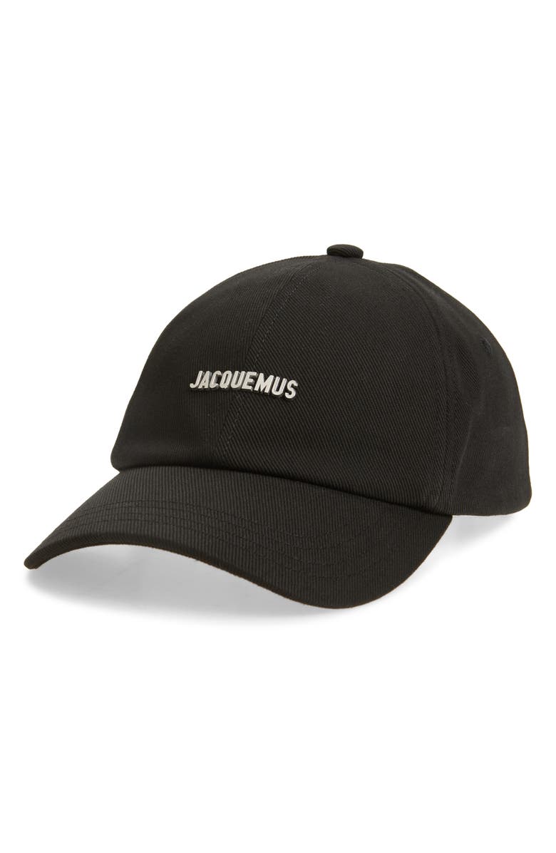 Jacquemus La Casquette Gadjo Baseball Cap, Main, color, Black 990
