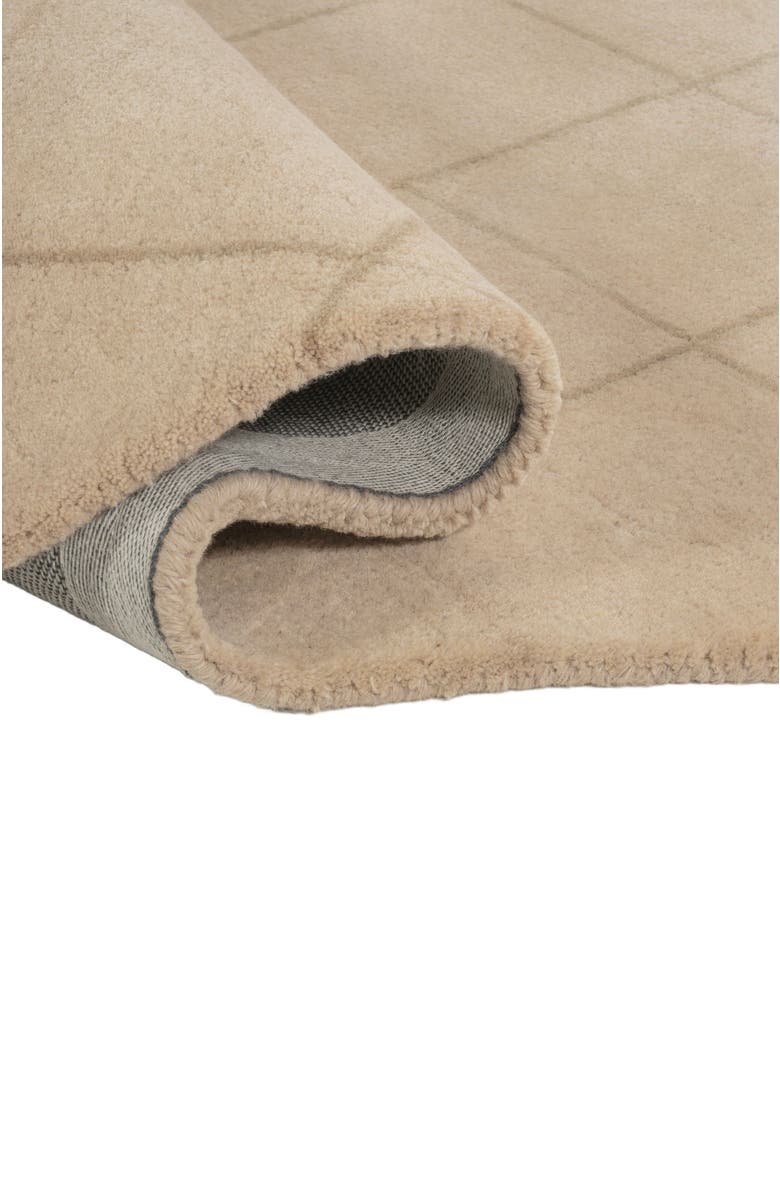 JONATHAN Y Bean Modern Plaid Grid Handwoven Wool Area Rug, Alternate, color, Beige/Light Brown
