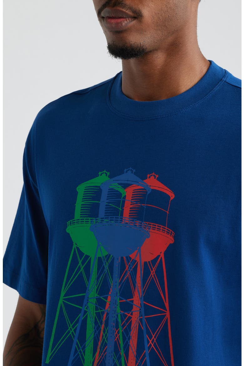 Graphic T-Shirt, Alternate, color, NAVY PEONY
