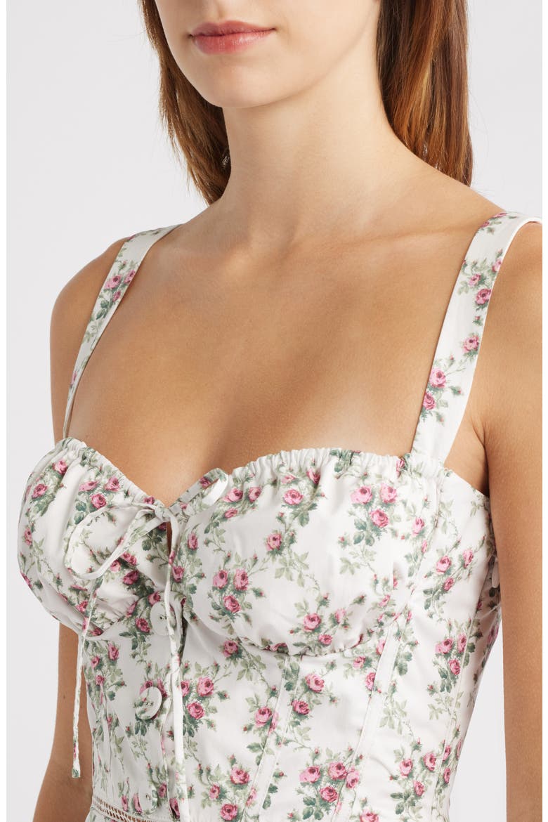Calia Cocktail Dress, Alternate, color, TRAILING ROSES CREAM