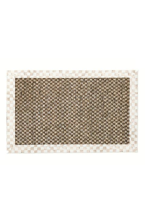 Mocha Check Sisal Rug