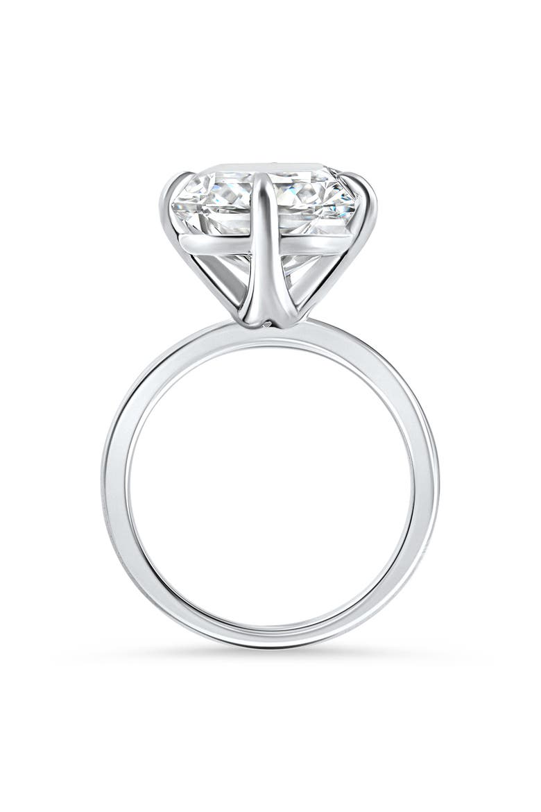 Certified 11Ct Radiant Diamond Solitaire Engagement Ring 14k Gold/Pt Lab Grown, Alternate, color, 14k White Gold