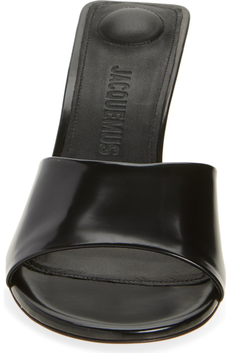 Jacquemus Les Mules Cubisto Sandal, Alternate, color, Black