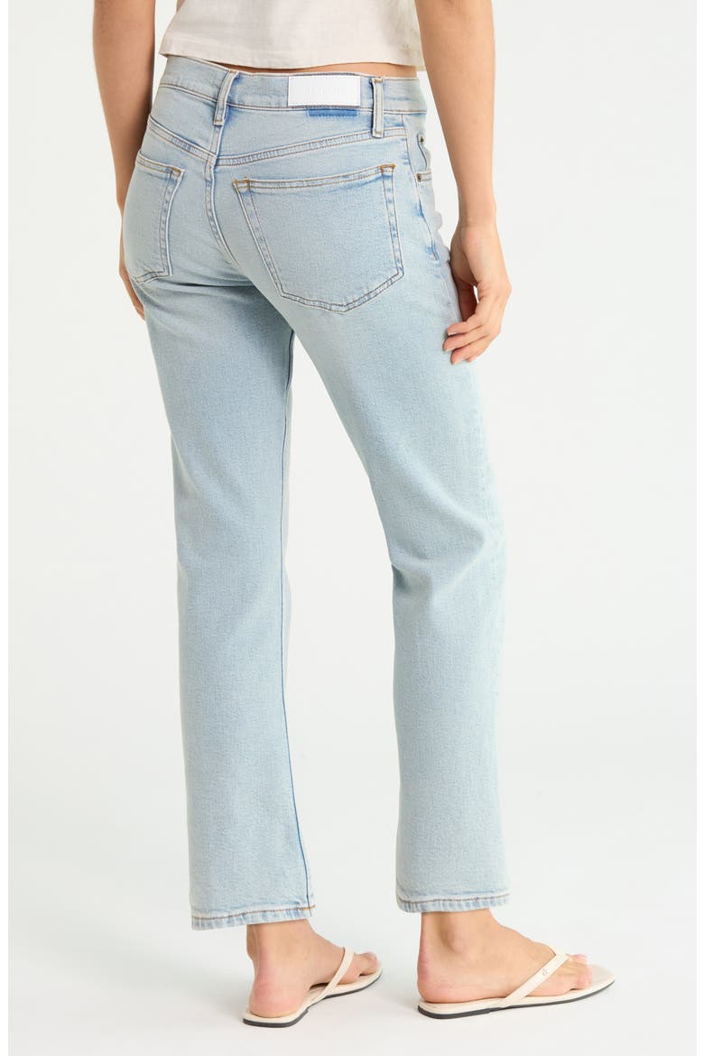 Blondie Mid Rise Ankle Straight Leg Jeans, Alternate, color, LOVE LETTER BLUE