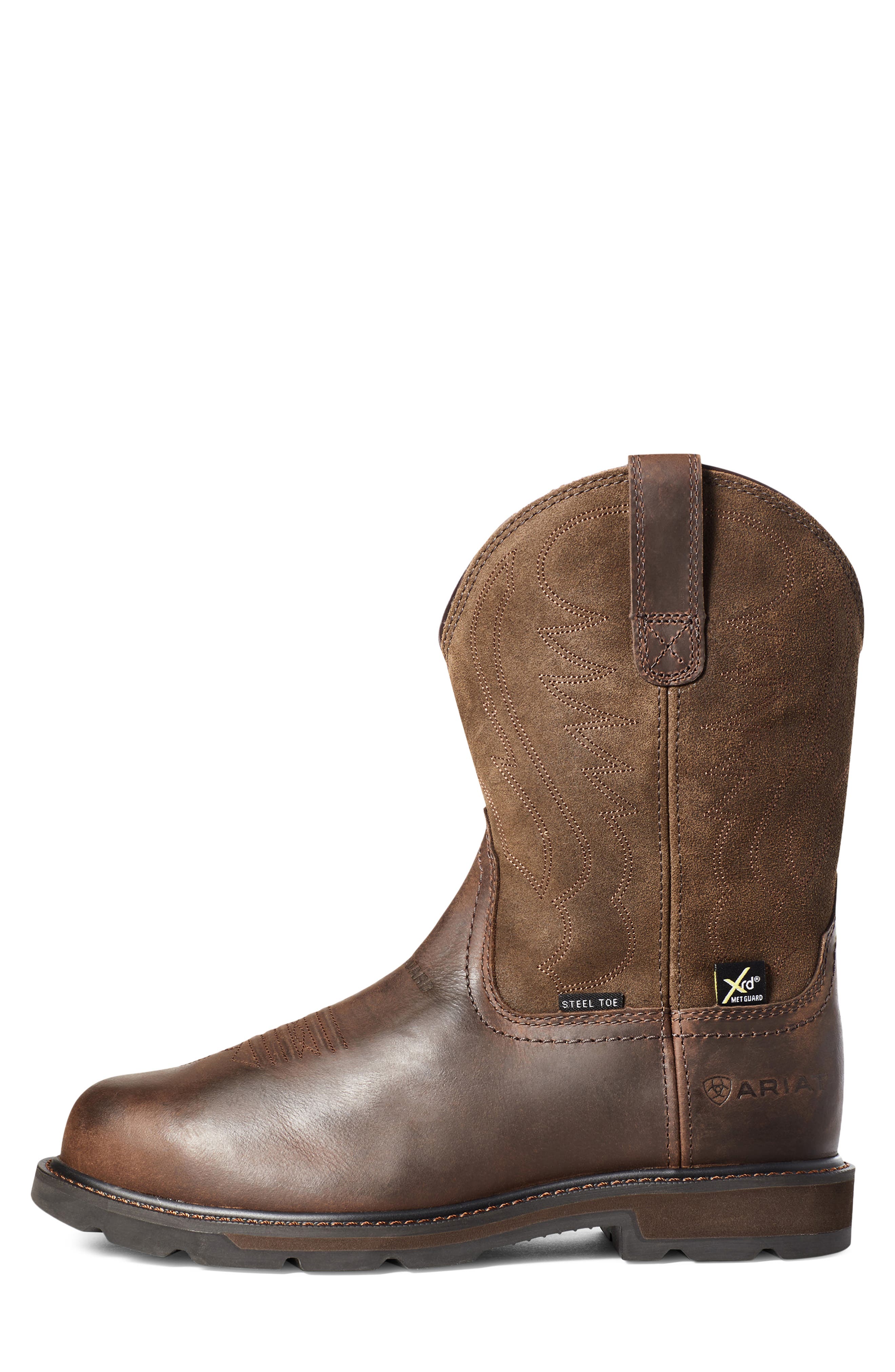 Groundbreaker Metguard Steel Toe Boot, Alternate, color, BROWN